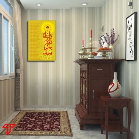 Tranh phật giáo 18 đại nguyện của đức phật a di đà