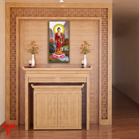Tranh phật vàng a di đà