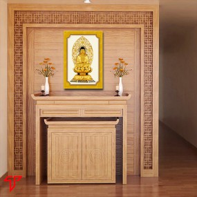 Tranh phật vàng a di đà