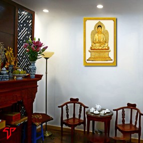 Tranh phật vàng a di đà