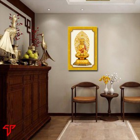 Tranh phật vàng mục kiền liên bồ tát