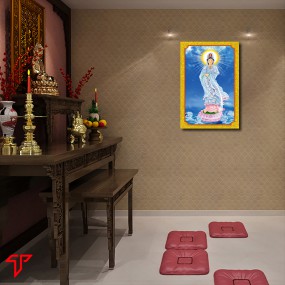 Tranh phật vàng quan thế âm