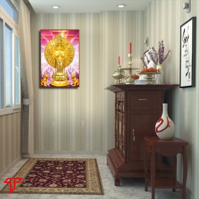 Tranh phật vàng thiên thủ thiên nhãn