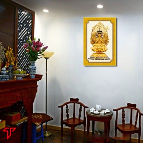 Tranh phật vàng thiên thủ thiên nhãn