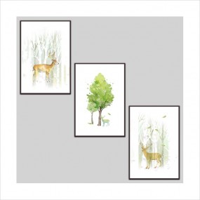 Tranh poster bộ 3 treo tường