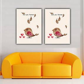 Tranh poster bộ đôi trang trí phòng đẹp
