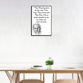 Tranh slogan của Albert Schweitzer