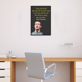 Tranh slogan của tỷ phú Mark Luckerberg