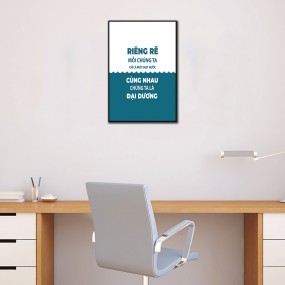 Tranh slogan treo tường dịch vụ khách hàng