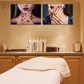 Tranh trang trí tường cho tiệm nail, spa, salon.