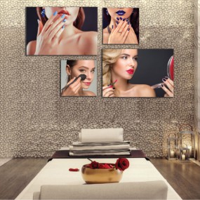 Tranh trang trí tường cho tiệm nail, spa, salon.