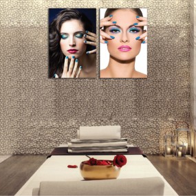Tranh trang trí tường cho tiệm nail, spa, salon.