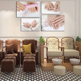 Tranh trang trí tường cho tiệm nail, spa, salon.