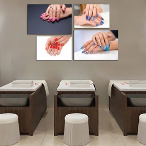 Tranh trang trí tường cho tiệm nail, spa, salon.