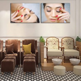 Tranh trang trí tường cho tiệm nail, spa, salon.