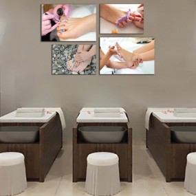 Tranh trang trí tường cho tiệm nail, spa, salon.