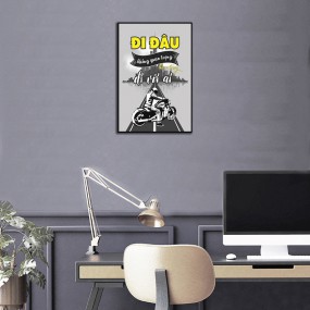 Tranh treo tường slogan độc đáo