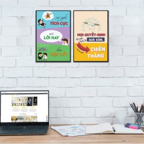 Tranh văn phòng cổ động nhân sự