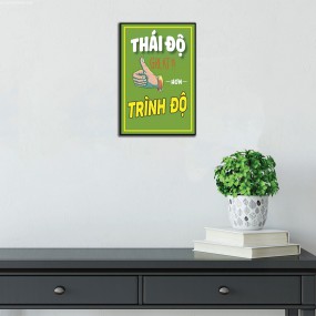 Tranh văn phòng thái độ hơn trình độ