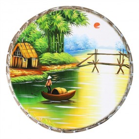 Vẽ tranh trên mẹt tre TDQ-15